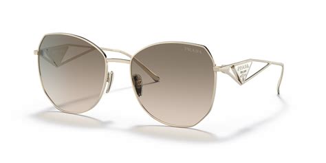 prada pr sand pale gold light brown|Prada PR 57YS L (57 .